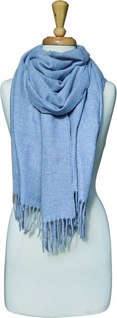 WIDE SOFT FEEL DACRON SCARF - PACK 12