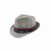 LEOPOLD - POLYESTER TRILBY w/ COTTON BIRD PRINT BAND & PRINT LINING